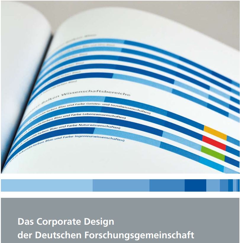 Caverbild: Das Corporate Design der Deutschen Forschungsgemeinschaft